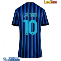 Inter Milan Lautaro Martinez #10 Replica Home Shirt Ladies 2025-26 Short Sleeve